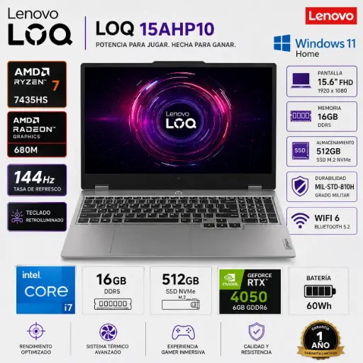 [LENOVO_LOQ_AHP10_001] LENOVO LOQ 15 AHP10